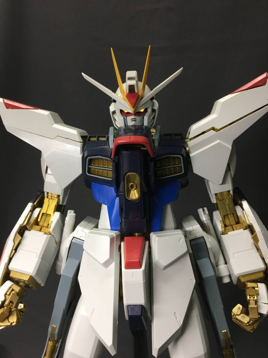 ZGMF-X20A 1/60 PG パーフェクトグレード 素組 完成品 ストライクフリーダムガンダム SEED 全高約30cm シード ガンダム ガンプラ_画像10