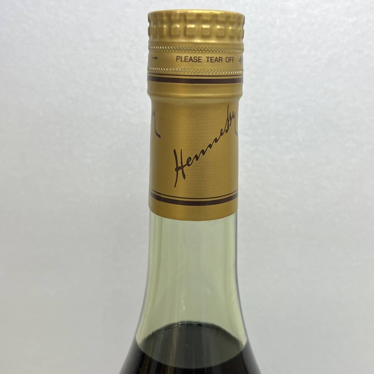 【DHS2440ST】未開栓 Hennessy VSOP ヘネシー ファインシャンパーニュ スリム グリーンボトル COGNAC コニャック ブランデー 古酒 洋酒_画像4