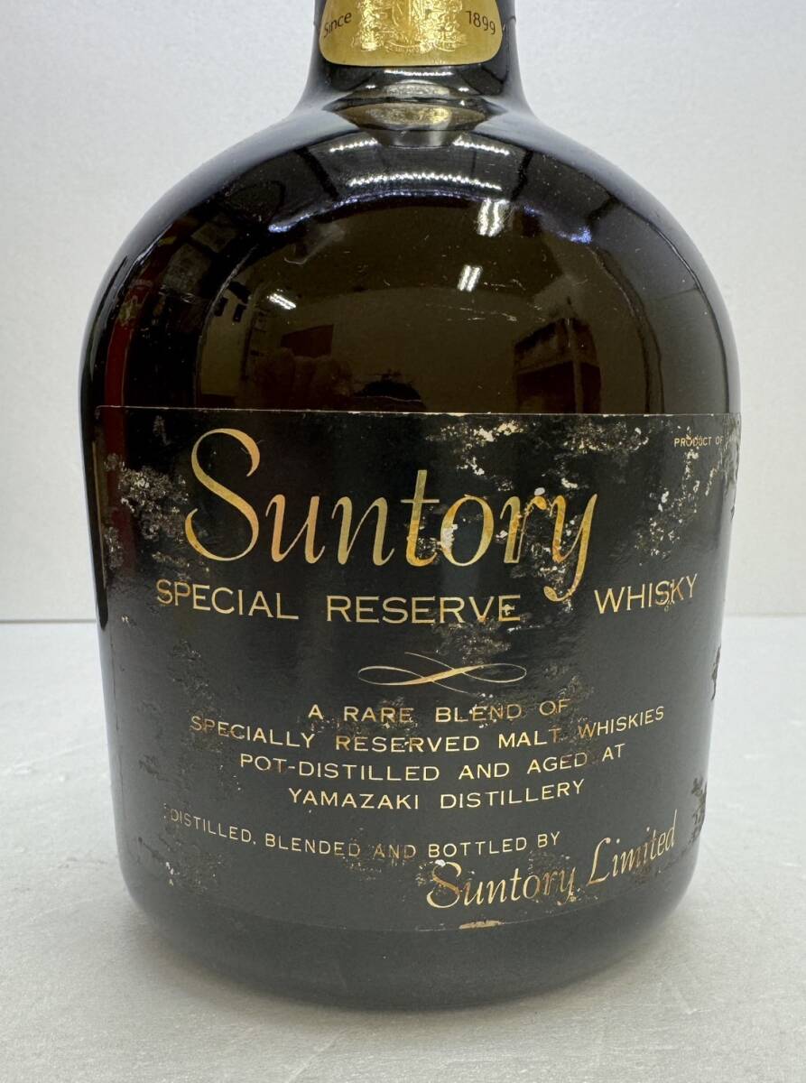 【DHS-2473YK】1円～ Suntory Special Reserve Whisky 70th サントリー スペシャルリザーブ 70周年 ウイスキー 43% 760ml 古酒 保管品_画像3