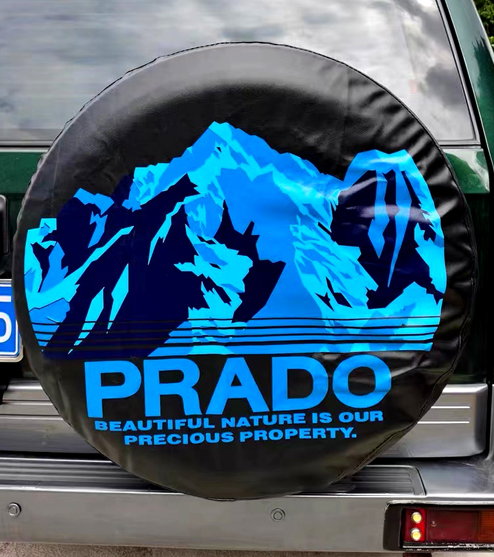 新品高品質 スペアタイヤカバー トヨタ PRADO 背面タイヤカバー 265/70R16 265/65R17 直径75㎝～79㎝タイヤ汎用_画像1