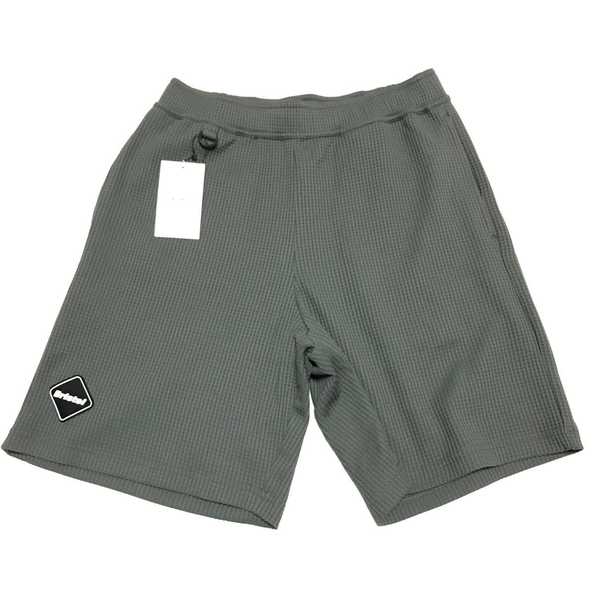 S FCRB TECH WAFFLE TEAM RELAX SHORTS グレー テックワッフル S FCRB TECH WAFFLE TEAM RELAX SHORTS グレー テックワッフル