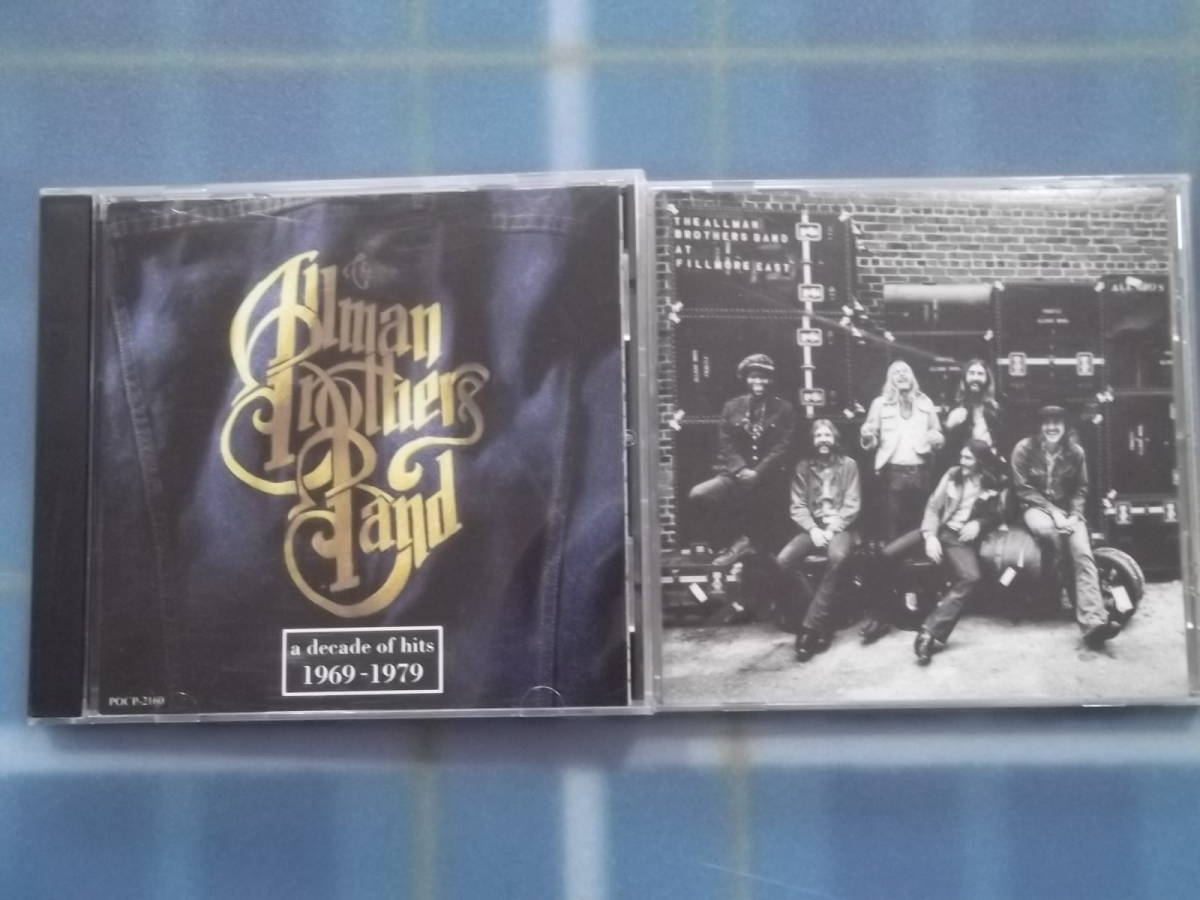 【中古】Allman Brothers Band「A Decade Of Hits 」&「At Fillmore East」_画像1