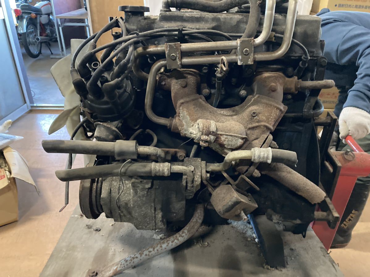 ダットラ D21 720 等に NISSAN Z20 エンジン 本体ASSY 【中古品】の画像5