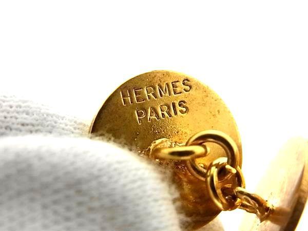 1円 HERMES エルメス セリエ カフスボタン カフリンクス アクセサリー メンズ ゴールド系 AS8505_画像3