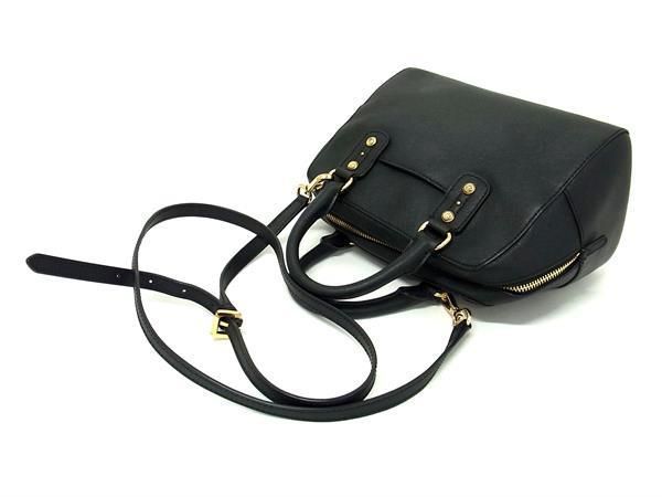 1円 ■美品■ MICHAEL KORS マイケルコース レザー 2WAY ショルダーバッグ ハンドバッグ 斜め掛けかばん レディース ブラック系 AS6222_画像3