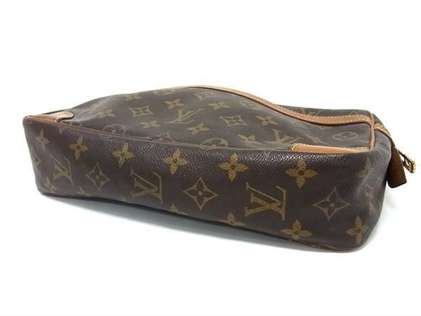 1円 LOUIS VUITTON ルイヴィトン M51845 モノグラム コンビエーニュ28 クラッチバッグ セカンドバッグ マルチケース ブラウン系 BH1123_画像3