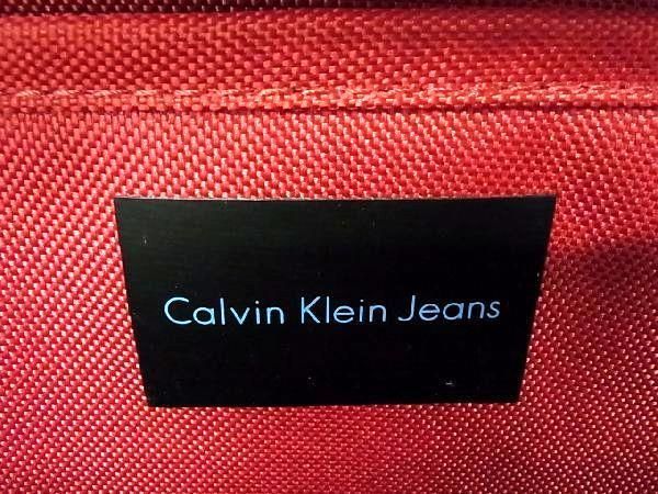 1円 ■新品■未使用■ Calvin Klein カルバンクライン ナイロン リュックサック バックパック レディース メンズ レッド系 BG7133_画像6