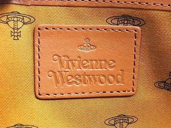 1円 ■美品■ Vivienne Westwood ヴィヴィアンウエストウッド オーブ レザー ラウンドファスナー 長財布 ウォレット ブラック系 AW2145_画像5