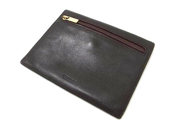 1円 ■美品■ LOEWE ロエベ アナグラム スエード×レザー コインケース コインパース 小銭入れ レディース メンズ ブラウン系 AW2473_画像2