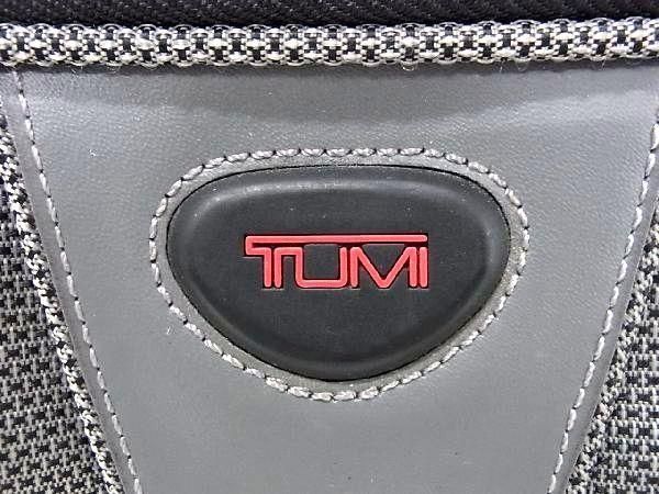 1円 TUMI トゥミ ナイロンキャンバス 2WAY ハンドバッグ ショルダーバッグ ビジネスバッグ メンズ グレー系×ブラック系 CD1160_画像7