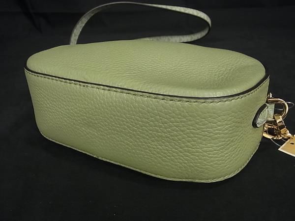 ■新品■未使用■ MICHAEL KORS マイケルコース MK柄 レザー クロスボディ ショルダーバッグ　レディース グリーン系 BG6623_画像6