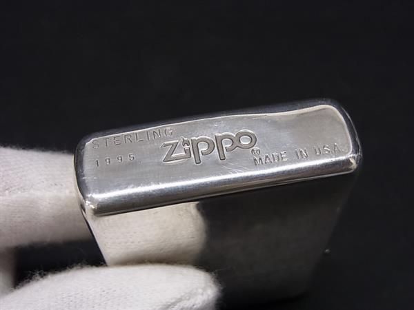 1円 ■新品■未使用■ ZIPPO ジッポー SV925 1995年製 高級ライター オイルライター 喫煙グッズ 喫煙具 シルバー系 AS8728_画像5