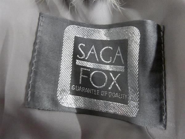 1円 SAGA FOX サガフォックス フォックスファー 毛皮 ジャケット コート アウター 上着 洋服 表記サイズ 6 クリーム系 BG6755_画像4