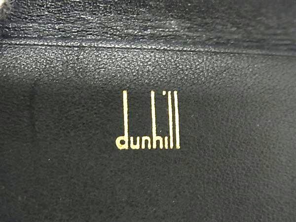 1円 dunhill ダンヒル レザー コインケース コインパース 小銭入れ メンズ ブラック系 AW2115_画像5