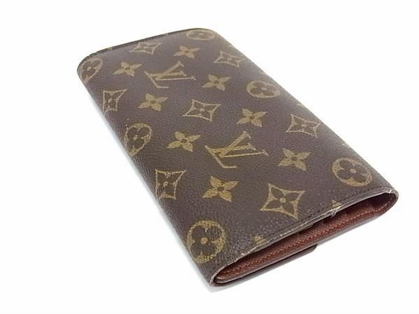 1円 ■美品■ LOUIS VUITTON ルイヴィトン M61215 モノグラム ポルトトレゾール インターナショナル 三つ折り 長財布 ブラウン系 AX2519_画像2