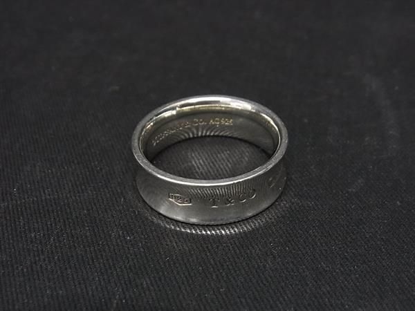 1円 ■美品■ TIFFANY＆Co ティファニー 1837 ナロー SV925 リング 指輪 アクセサリー 約14号 メンズ レディース シルバー系 AT9990_画像1