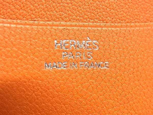 1円■美品■ HERMES エルメス アジェンダGM ヴォーガリバー シルバー金具 手帳カバー アドレス帳 スケジュール帳 □D刻印 レッド系 AX2056_画像5