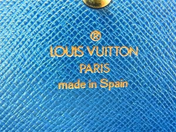 1円 ■極美品■ LOUIS VUITTON ルイヴィトン M63565 エピ ポシェットポルトモネクレディ 二つ折り 長財布 ウォレット トレドブルー AT9606_画像6