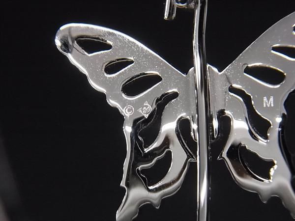 # новый товар # не использовался # SWAROVSKI Swarovski стразы бабочка бабочка браслет аксессуары указанный размер M оттенок серебра AU7745