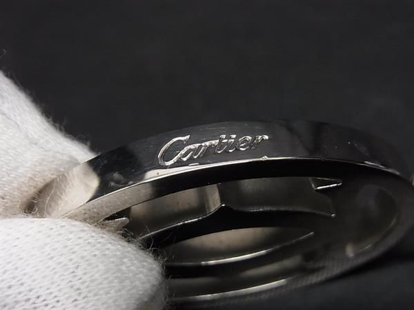 1円 ■美品■ Cartier カルティエ 2Cロゴ ネックレストップ ペンダントトップ アクセサリー シルバー系 BI1254_画像3