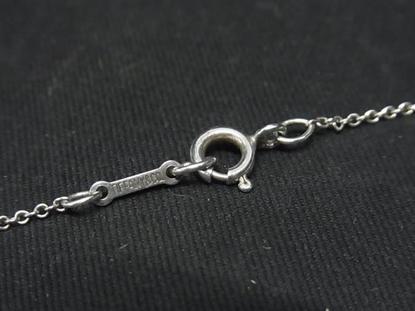 1円 ■美品■ TIFFANY＆Co ティファニー エルサペレッティ ビーン ビッグ SV925 ネックレス ペンダント アクセサリー シルバー系 AW2860_画像3