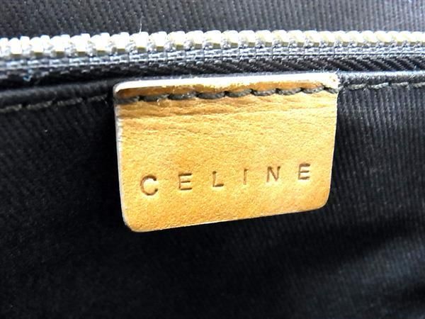 1円 CELINE セリーヌ マカダム柄 PVC ハンドバッグ トートバッグ レディース ブラウン系 AX2770_画像6