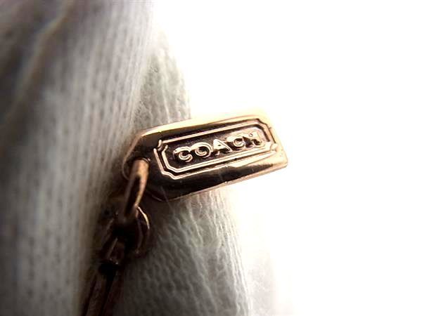 1円 ■極美品■ COACH コーチ ラインストーン ハート ネックレス ピアス アクセサリー レディース 2点セット ピンクゴールド系 CE0433の画像7