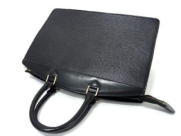 1円 ■美品■ LOUIS VUITTON ルイヴィトン M48182 エピ リヴィエラ ハンドバッグ ビジネスバッグ ブリーフケース ブラック系 AV6556_画像3