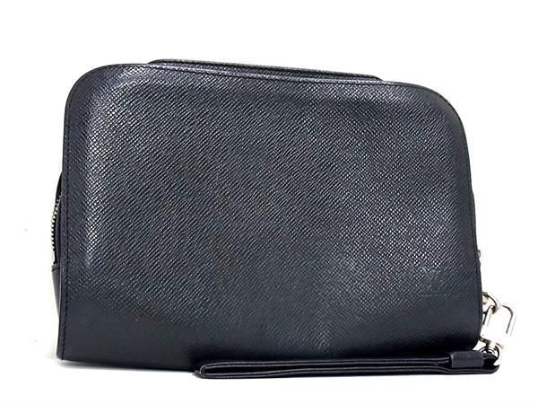 1円 ■美品■LOUIS VUITTON ルイヴィトン M30182 タイガ バイカル セカンドバッグ クラッチバッグ メンズ ブラック系 BJ0538_画像1