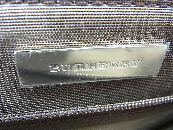 ■新品■未使用■ BURBERRY バーバリー レザー トートバッグ ハンドバッグ レディース メンズ ブラウン系 AX3326_画像9