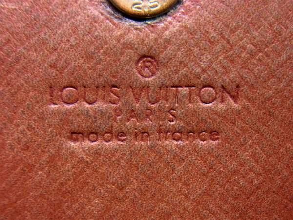 1円 LOUIS VUITTON ヴィトン M61723 モノグラム ポシェット ポルトモネ クレディ 二つ折り 長財布 ウォレット ブラウン系 BG8158_画像5