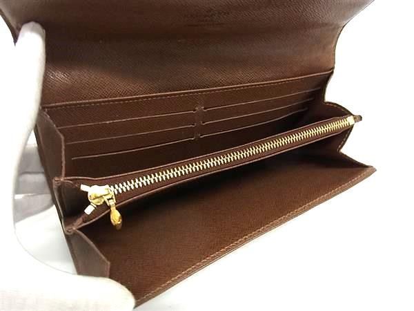 1円 ■美品■ LOUIS VUITTON ルイヴィトン M66556 モノグラムエトワール ポルトフォイユ サラ 二つ折り 長財布 ブラウン系 AZ0359_画像4