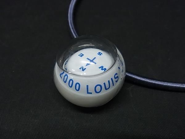 1円 ■美品■ LOUIS VUITTON ルイヴィトン ルイヴィトンカップ 2000年 限定 ネックレス チョーカー アクセサリー ブルー系 BJ0829_画像2