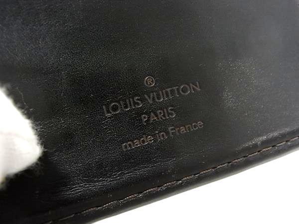 1円 LOUIS VUITTON ルイヴィトン M92996 ユタ ポルトビエ 3カルトクレディ 二つ折り 財布 ウォレット ダークブラウン系 BF6150_画像6