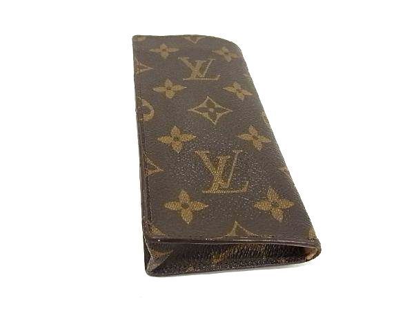 1円 ■美品■ LOUIS VUITTON ルイヴィトン M62962 モノグラム エテュイ リュネット サーンプル メガネケース ブラウン系 BF6127_画像2