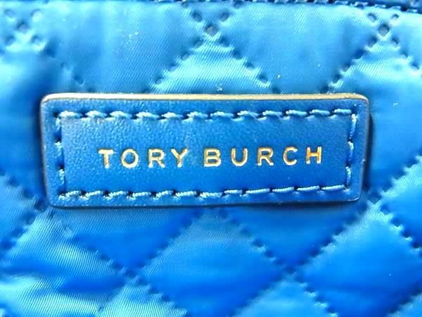 1円 ■極美品■ TORY BURCH トリーバーチ ナイロン バックパック リュックサック デイパック レディース ネイビー系 AV7097_画像6