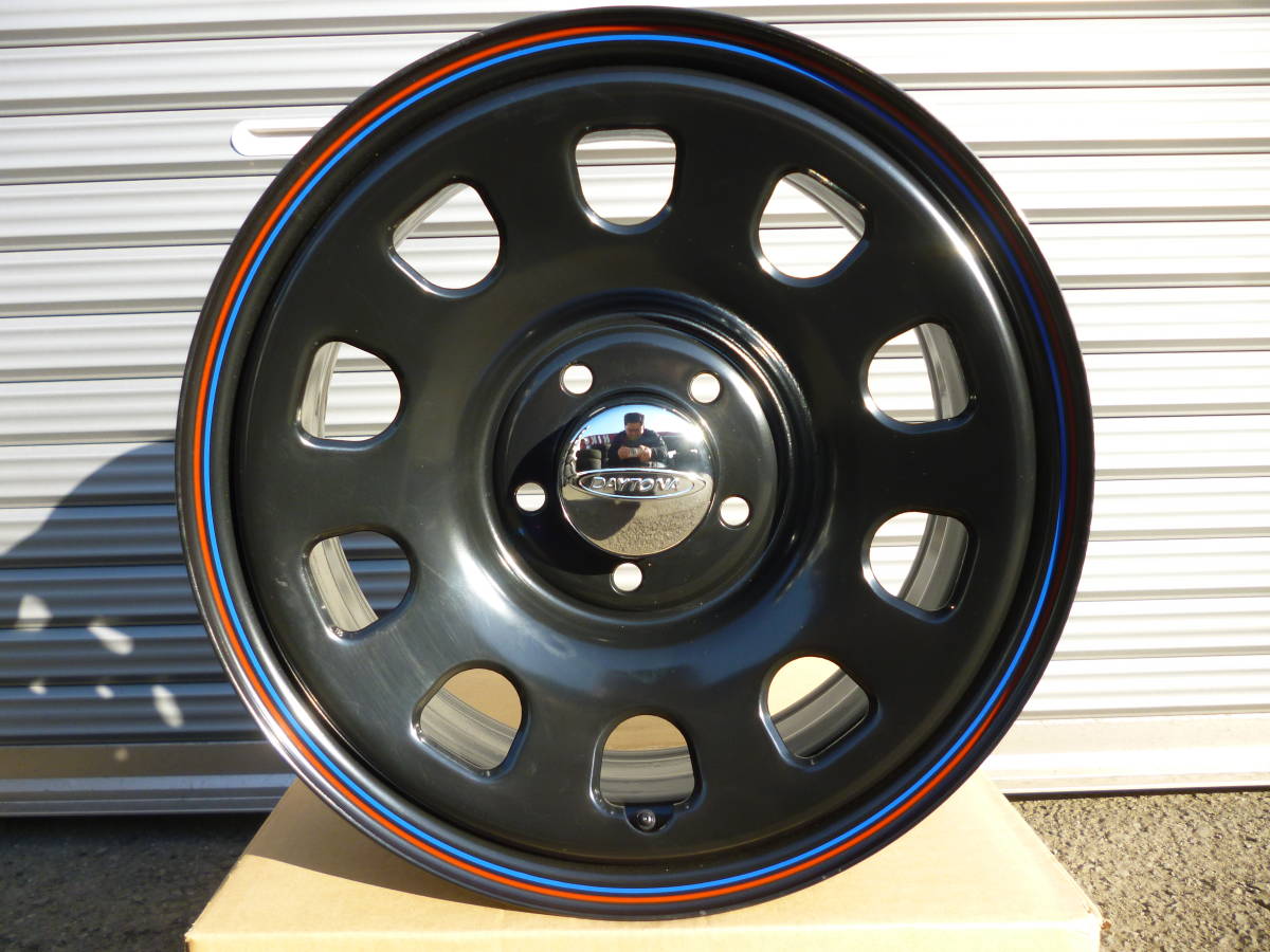 デイトナブラック☆16×7J+33☆114.3-5H☆新品ホイール4本セット☆_画像2