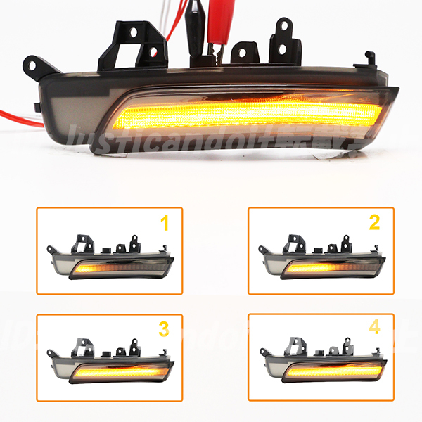 MS4】 メビウス ZVW41N / ブーン M600S M610S / アルティス ACV40N ACV45N 点滅 流れる シーケンシャル LED ウインカー ミラー ドアミラー_画像4