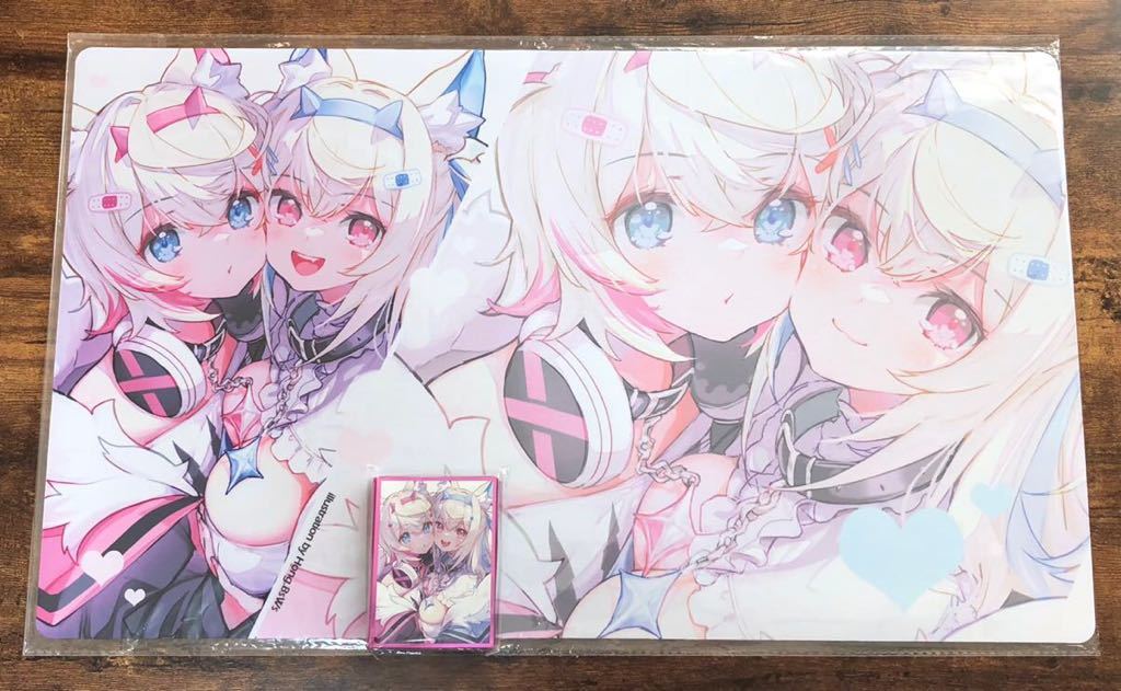 未開封】 ホロライブEN フワモコ カードスリーブ プレイマット 未開封】 ホロライブEN フワモコ カードスリーブ プレイマット