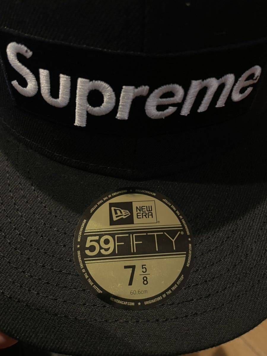 Supreme Champions Box Logo New Era Black 21ss 7 5/8 60.6cm/シュプリーム チャンピオン ボックスロゴ ニューエラ ブラック_画像5