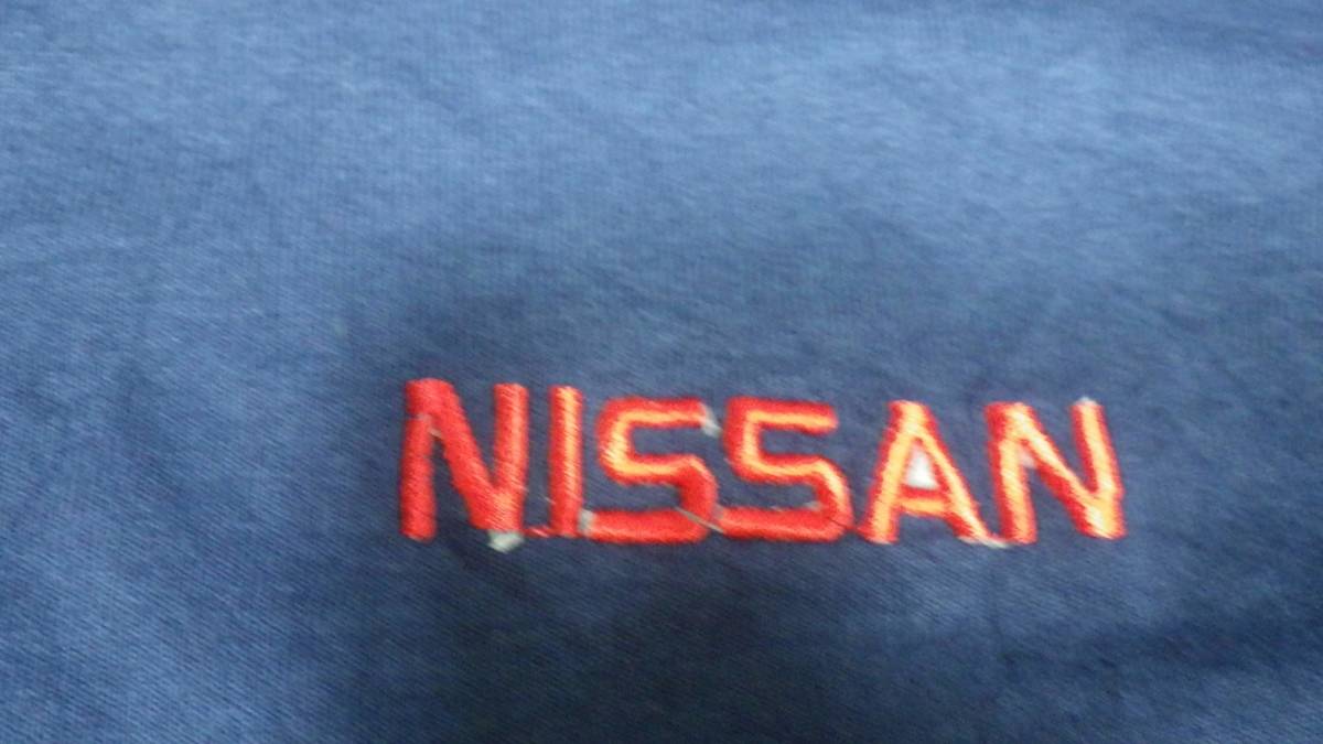 90s 日産自動車 刺繍ロゴ Tシャツ 企業 nissan フルーツ fruit vintage ビンテージ old オールド_画像2