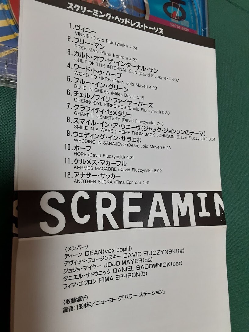 SCREAMING HEADLESS TORSOS　スクリーミング・ヘッドレス・トーソズ◆日本盤CDユーズド品_画像3