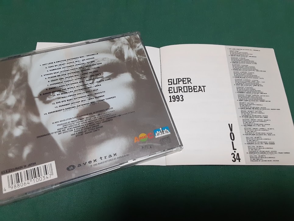 SUPER EUROBEAT Vol.34 super * euro beat Vol.34 domestic record CD used goods 