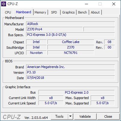 ASRock Z370 Pro4 ATXマザーボード 起動確認済_画像5
