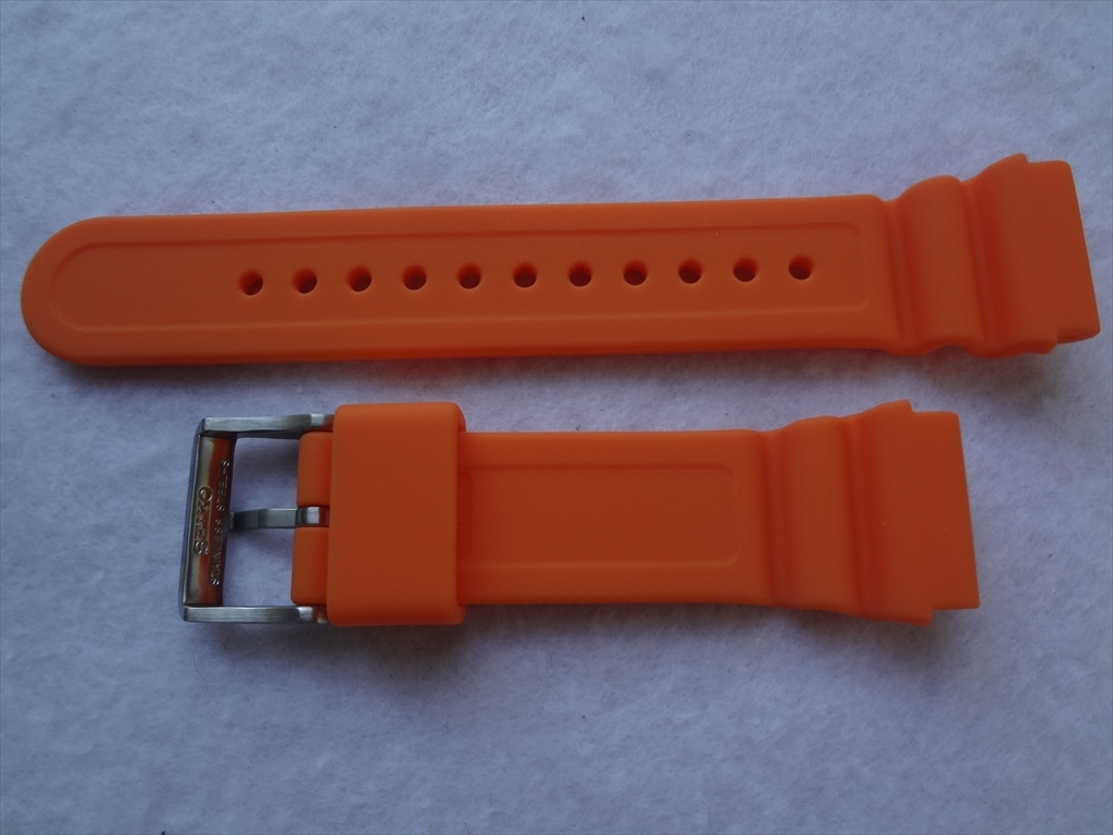 SEIKO 純正 腕時計ベルト プロスペックス SBEP021 S802-00F0用 22mm シリコンバンド R029015J9の画像2
