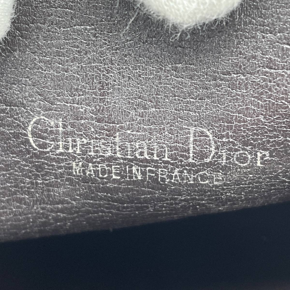 1円 良品 Christian Dior クリスチャンディオール トロッター ショルダーバッグ CDロゴ ゴールド金具_画像9