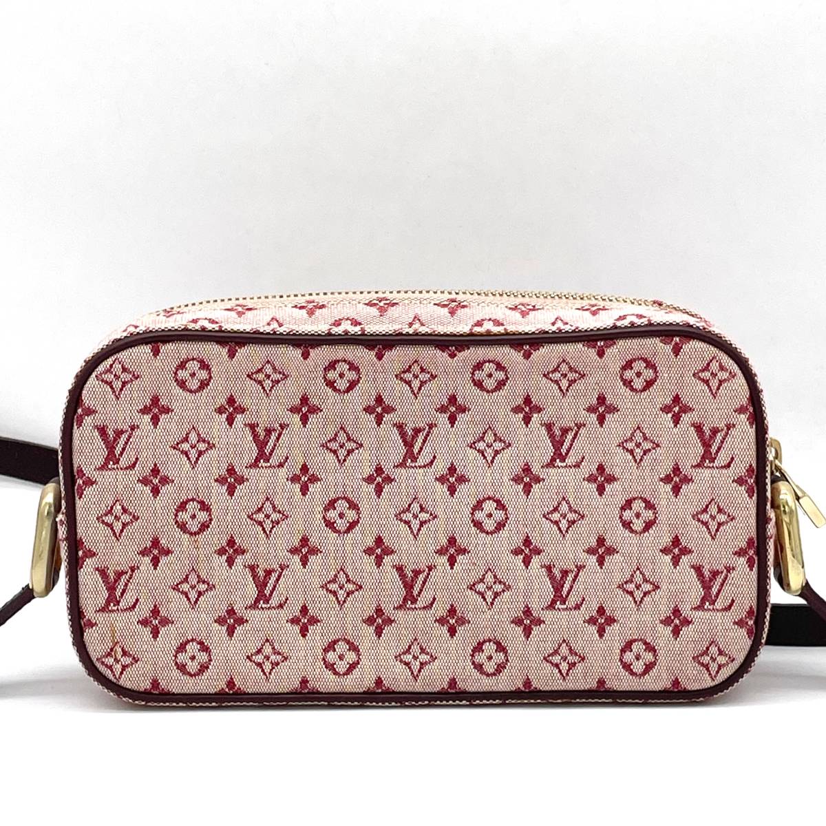 1円 極美品 LOUIS VUITTON ルイヴィトン モノグラム ミニ ジュリエット チェリー ショルダーバッグ クロスボディ M92219_画像3