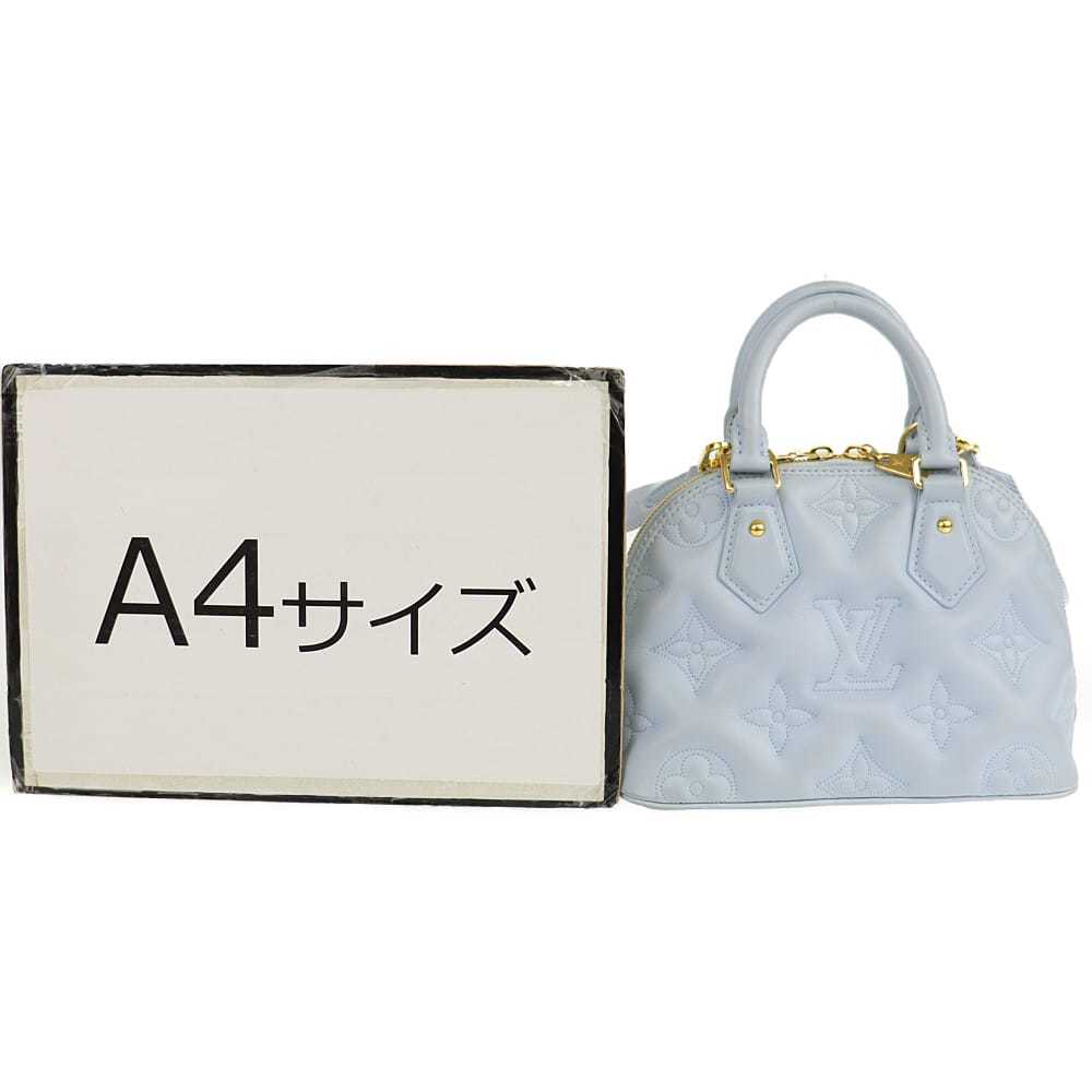 ルイヴィトン LOUIS VUITTON 2WAY ハンドバッグ アルマ ソフト BB M59822 モノグラム ライン ブルーグラシエール 中古A 275833_画像9