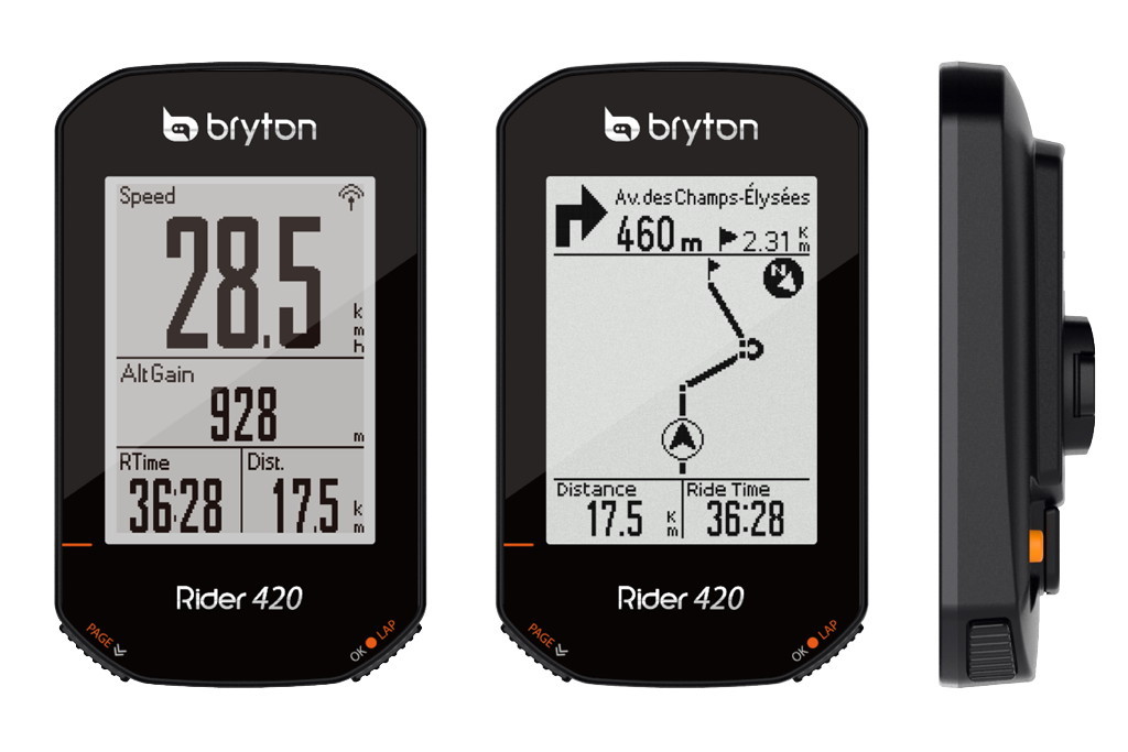 【2点SET】ブライトン R420T GPSサイコン＋【アウトフロントマウント】_画像5