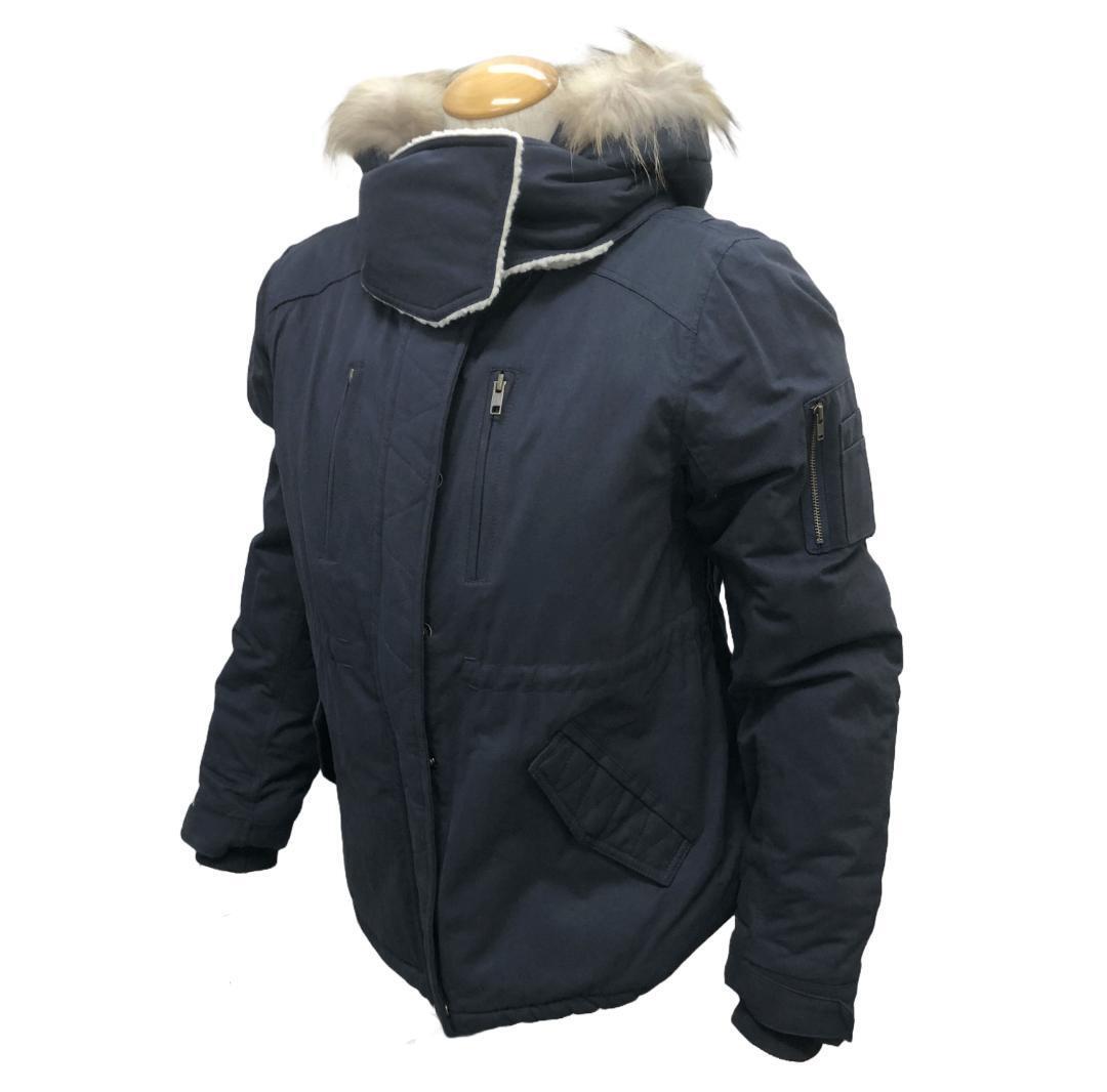 【45％引】（0873）ロッソ　ROJ-968　ネイビー（S）ウィンターショートモッズコート
